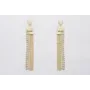 Pendientes perno gota, colgantes semi ovalo esmalt