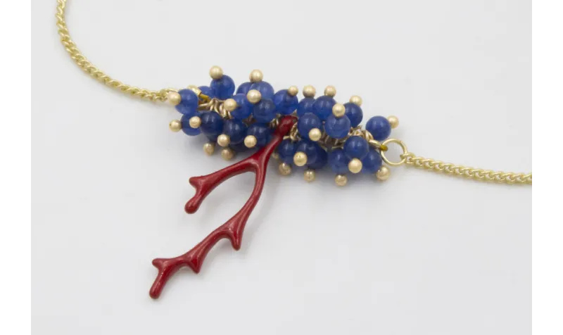 Pulsera regulable cadena eslabón plano dorado mate