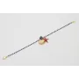 Pulsera cadena miyuki azulona con colgante concha,