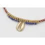 Pulsera de driza rojizo y rosa con nudo macramé do