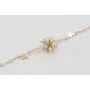 Pulsera cadena eslabón estrella con perla intercal
