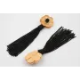 Pendientes flor sobrepuesta esmaltada melocotón, b