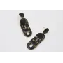 Pendientes perno gota, semi ovalo, cuadrado, recta