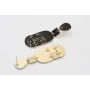 Pendientes perno gota, semi ovalo, cuadrado, semic