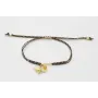 Pulsera nudo serpiente hilo micro driza negro, dor