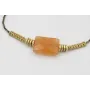 Pulsera hilo micro driza negro, dorado y gris con 