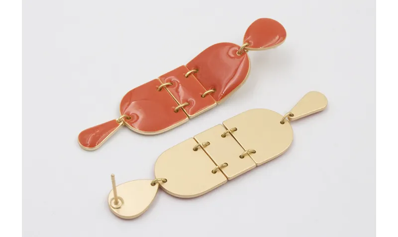 Pendientes perno gota, semi ovalo,rectangulos, lag