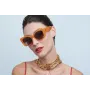 Choker varias vueltas cadena dorada eslabón rectan