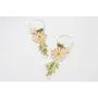 Pendientes aro labrado dorado mate con lagarto ver