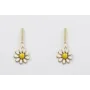 Pendientes acero inoxidable con perno listón y col