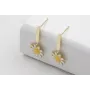 Pendientes acero inoxidable con perno listón y col
