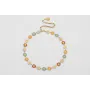 Collar acero inoxidable cadena de margaritas esmal
