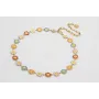 Collar acero inoxidable cadena de margaritas esmal