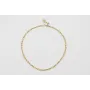 Collar acero inoxidable cadena de eslabón rectangu