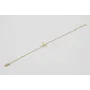 Pulsera ORO 18K-3 micras cadena eslabón pequeño y