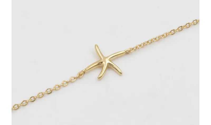 Pulsera ORO 18K-3 micras cadena eslabón pequeño y