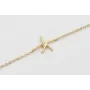 Pulsera ORO 18K-3 micras cadena eslabón pequeño y