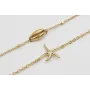 Pulsera ORO 18K-3 micras cadena eslabón pequeño y