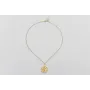 Collar ORO18k-3 micras cadena eslabón pequeño con