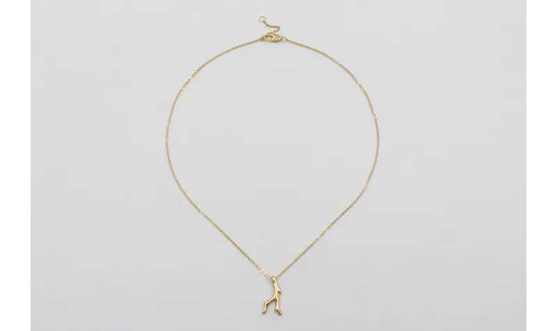Collar ORO18k-3 micras cadena eslabón pequeño con