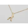 Collar ORO18k-3 micras cadena eslabón pequeño con