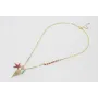 Collar cadena eslabón ovalado doarado mate con miy