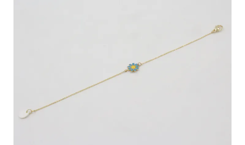 Pulsera acero inoxidable de cadena eslabón pequeño