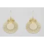 Pendientes acero inoxidable anzuelo con estrella y