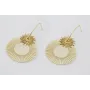 Pendientes acero inoxidable anzuelo con estrella y