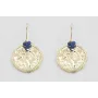 Pendientes acero inoxidable gancho con chapa plane