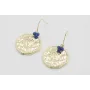 Pendientes acero inoxidable gancho con chapa plane