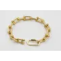 Pulsera acero inoxidable cadena eslabón herradura 
