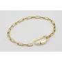 Pulsera acero inoxidable cadena eslabón rectangulo