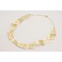 Collar alas doradas cosidas rematada con cadena es