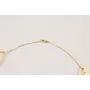 Collar alas doradas cosidas rematada con cadena es