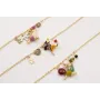Pulsera cadena eslabón pequeño con centro de caden