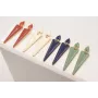 Pendientes perno mini gota y triangulo todo esmalt