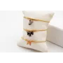 Pulsera nudo serpiente hilo dorado con perro SALCH