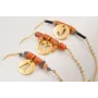 Pulsera cadena eslabón pequeño  ORO-18K-3MICRAS co