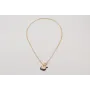 Collar cadena eslabones con cierre de T pequeño,ba