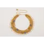 Collar cadena de bolas triple y cadena de pivotes 