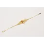 Pulsera cadena eslabones ovalados con centro pieza