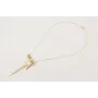 Collar cadena eslabón pequeño con colgante libélul