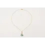 Collar cadena eslabón pequeño con colgante capuchó