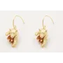 Pendientes gancho con colgante tigre y burruño cub