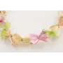 Collar hilo flexible con flores de 6 pétalos color