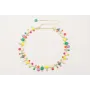 Collar esmaltitos de colores con cadena eslavón ov