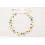 Collar esmaltitos de colores a 2 alturas con caden