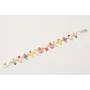 Pulsera esmaltitos de distintos colores rematada c