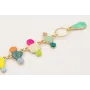 Pulsera esmaltitos de distintos colores rematada c